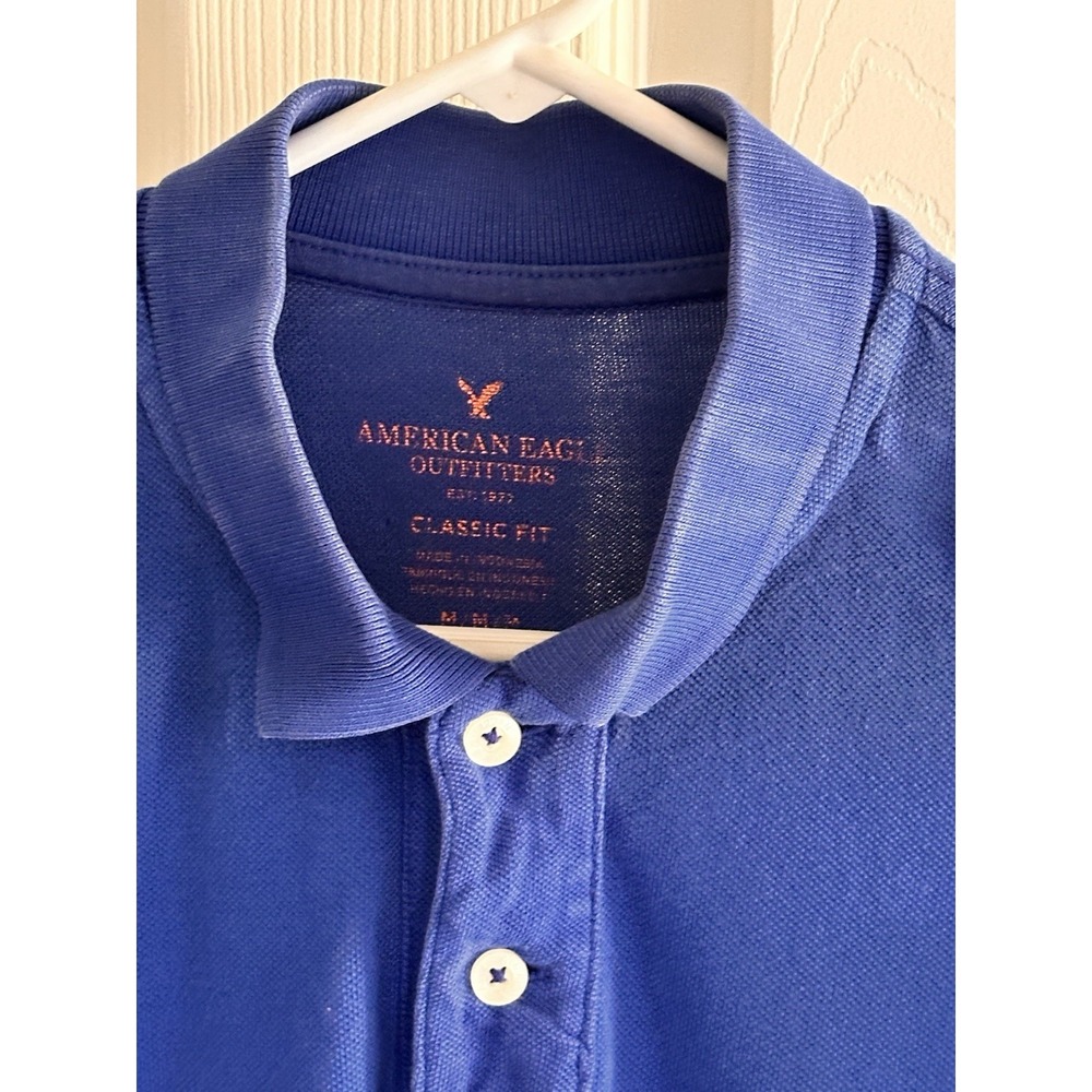 American Eagle Outifitters Mens Polo T-Shirt Size Medium - Picture 3 of 5